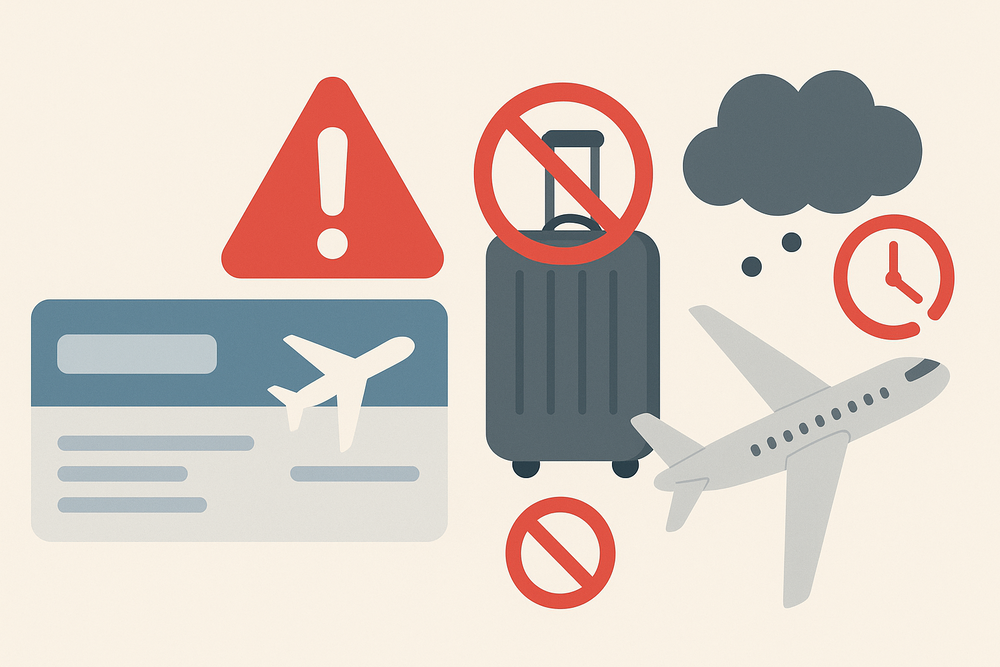 格安航空券サイトの注意点